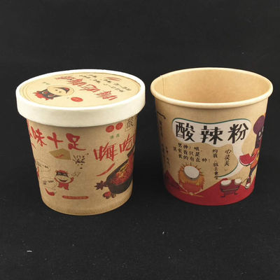 Bouteilles de soupe en papier recyclables de 8 oz