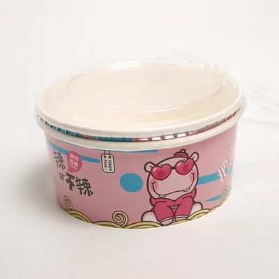 Bouteille à emporter chauffable 32 oz avec couvercle, bouteille à salade Kraft imperméable 1000 ml