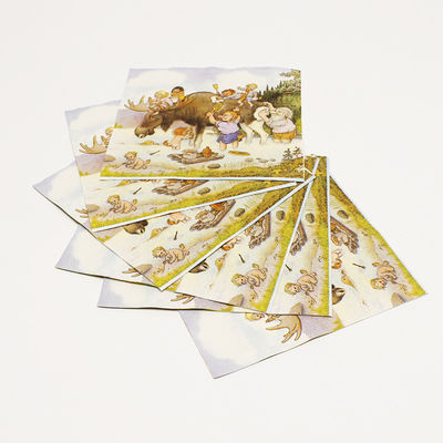 Papier d'impression sur mesure pour table serviette jetable imperméable décoré