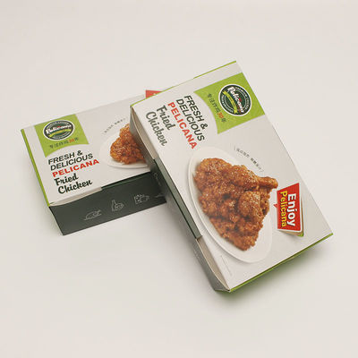 Boîte d'emballage alimentaire jetable Kraft