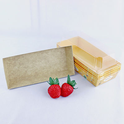 Boîte d'emballage de boulangerie compostable