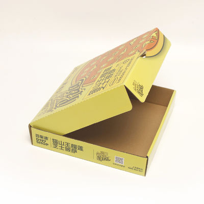 Boîte d'emballage alimentaire jetable en carton ondulé