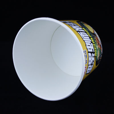 Coupe en papier biodégradable pour soupe avec isolation du couvercle