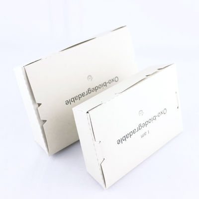 Boîte d'emballage d'aliments à usage unique en carton ondulé