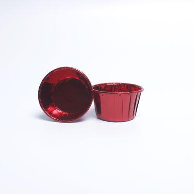 Couvertures de gâteaux en aluminium compostable, tasse à gâteaux jetable