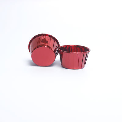Couvertures de gâteaux en aluminium compostable, tasse à gâteaux jetable