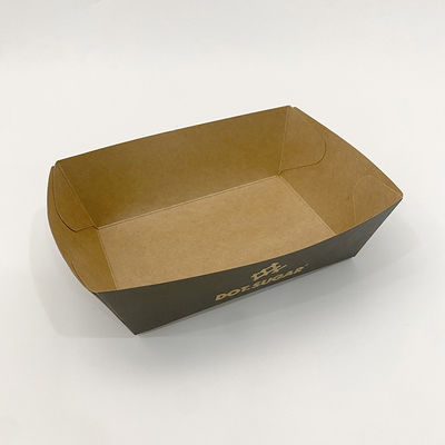 Enveloppes en papier alimentaire en forme de bateau Amballages Kraft écologiques biodégradables à emporter