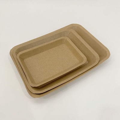 Cartons de papier alimentaire Kraft Supermarché Emballage rectangulaire de fruits et légumes