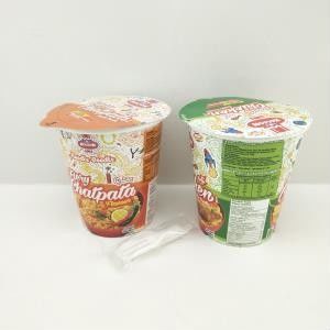 Coupe à soupe jetable biodégradable imperméable avec couvercle