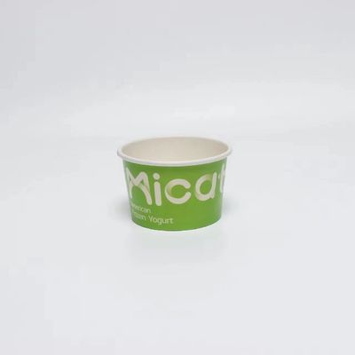 Faire un bol de papier glace tasse à jeter bocal à collations glace tasse d'emballage bol double PE tasse de film