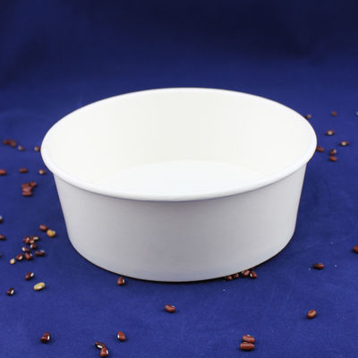 bol à salade en papier artisanal jetable avec tasse en papier imprimé et couvercle pour animaux de compagnie