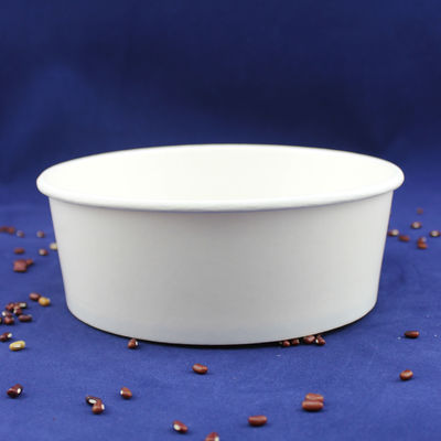 bol à salade en papier artisanal jetable avec tasse en papier imprimé et couvercle pour animaux de compagnie